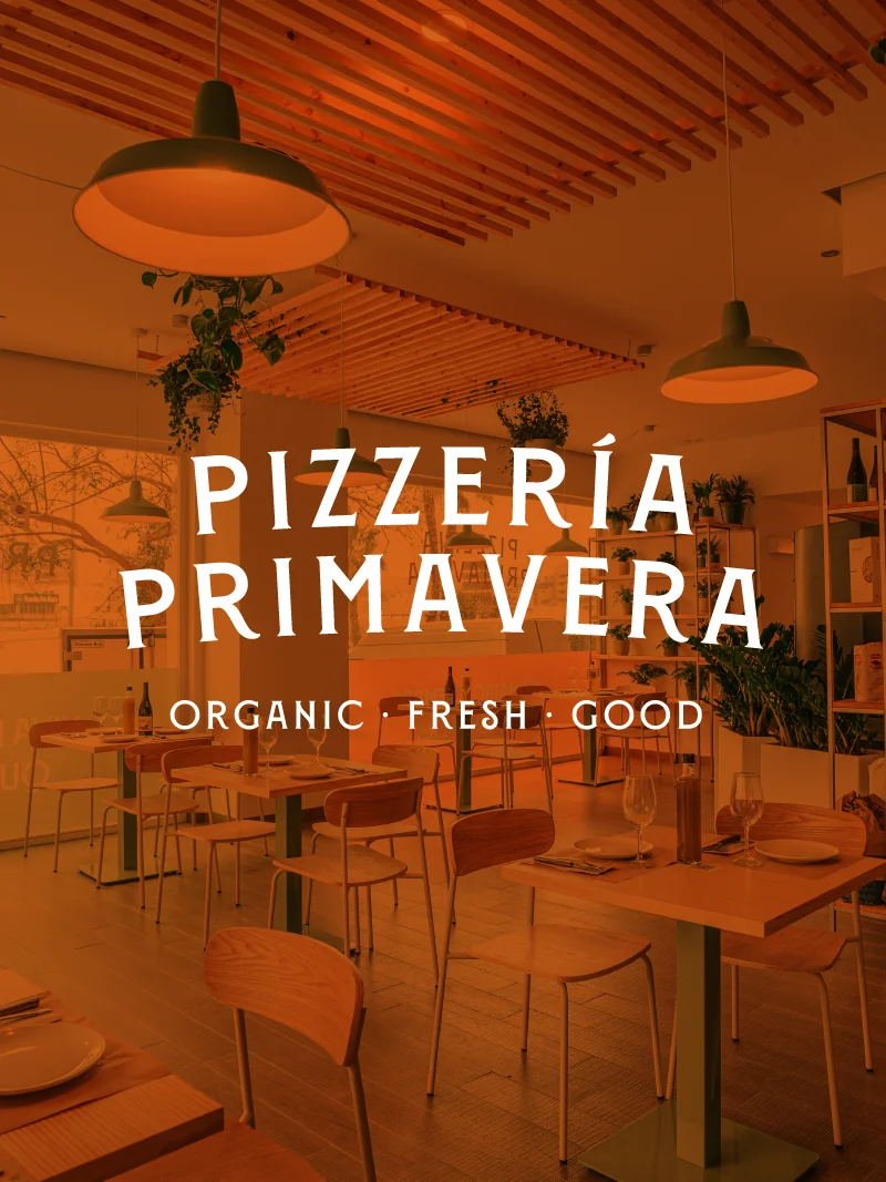 Captura del proyecto Pizzería Primavera - Estrategia integral de marketing digital para pizzería con más de 15 años de tra
